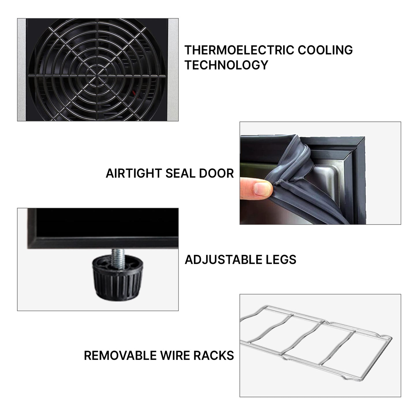 Koolatron 8 Bottle Wine Cooler Thermoelectric Fridge