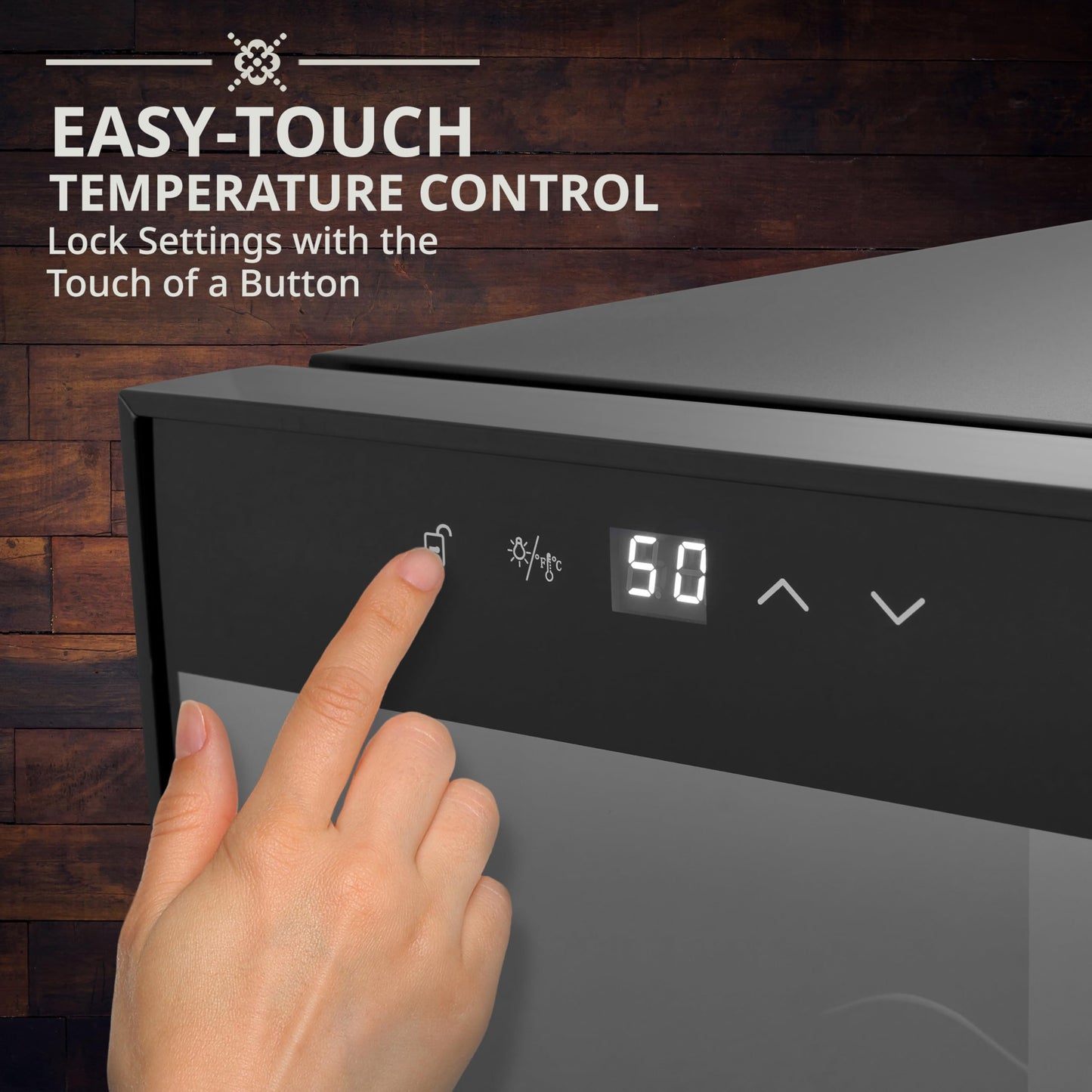 Ivation 12 Bottle Wine Cooler Countertop Refrigerator